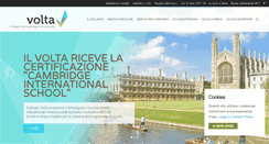 Desktop Screenshot of collegiovolta.it